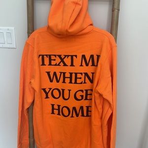 Text me when you get home LONLEY GHOST HOODIE SIZE X-LARGE